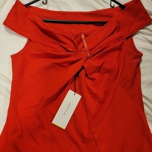 Karen Millen twisted off shoulder top NWT